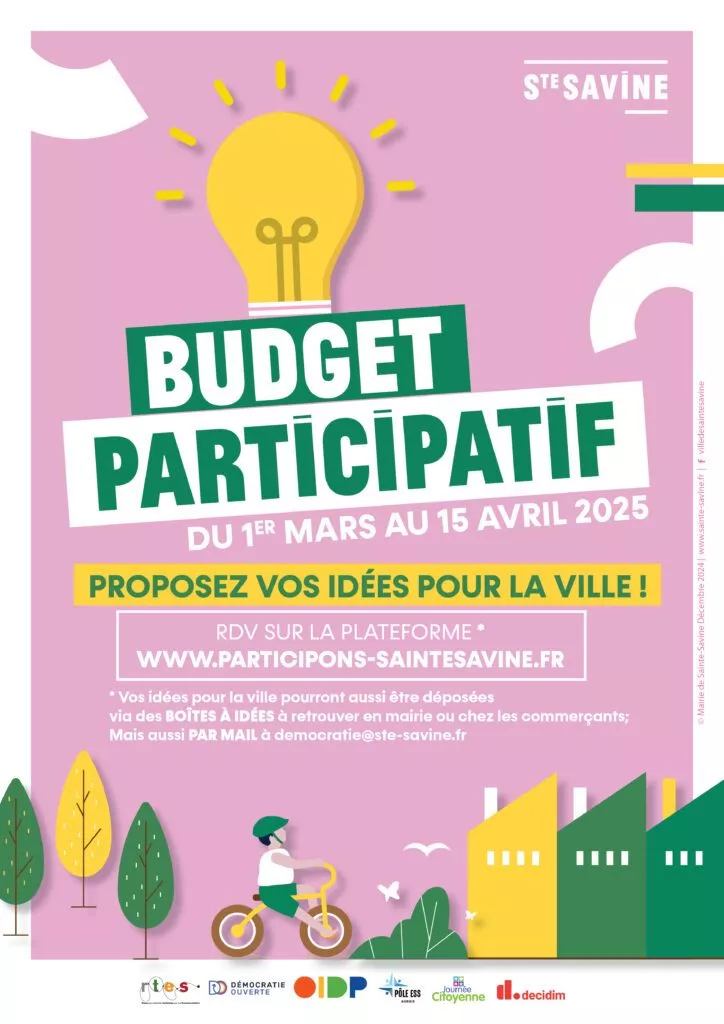 affiche a3 budget participatif 2025